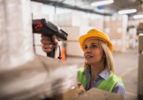 Working together in a warehouse